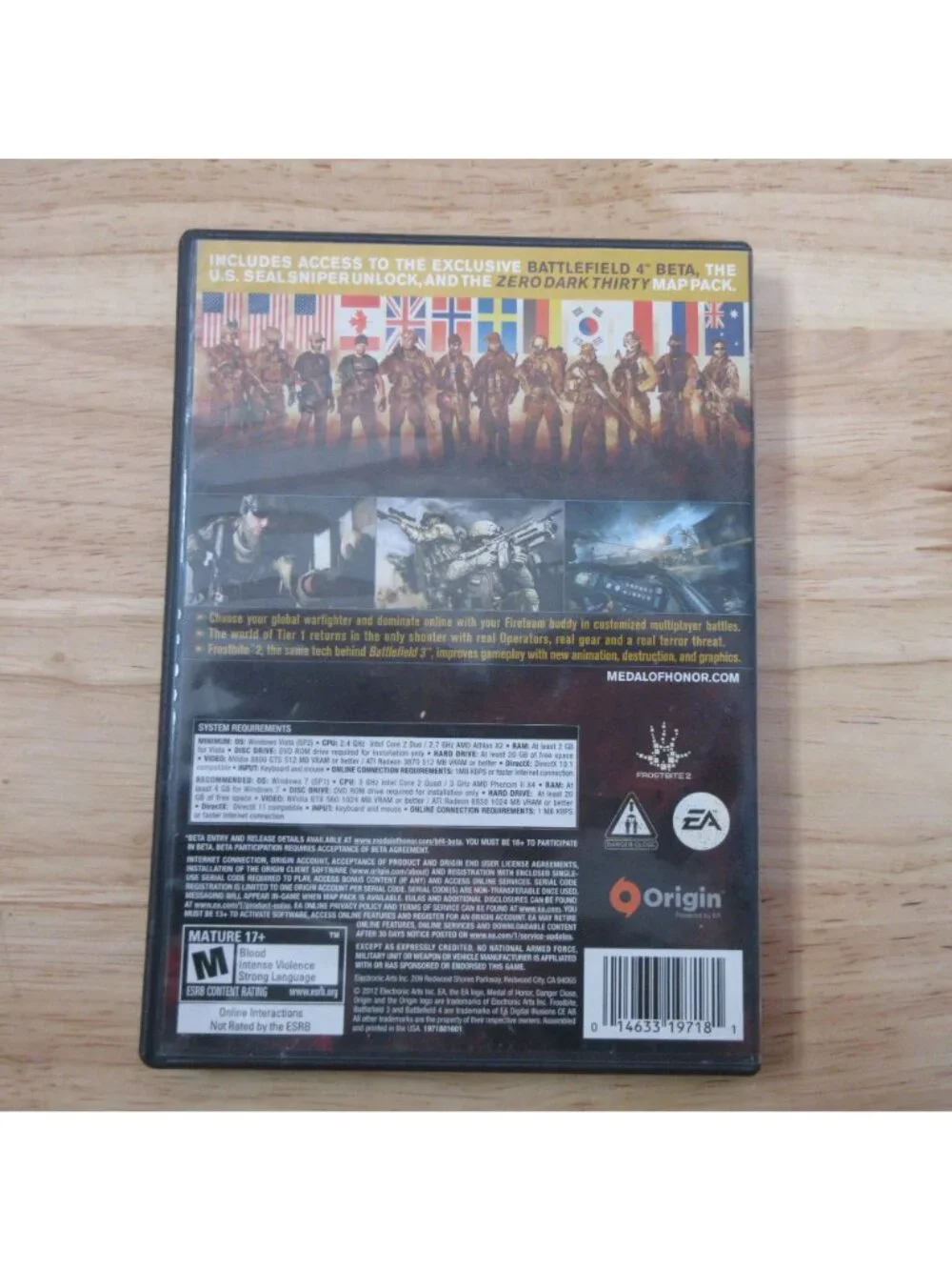 Medal of Honor: Warfighter Limited Edition (PC, 2012) Video Game